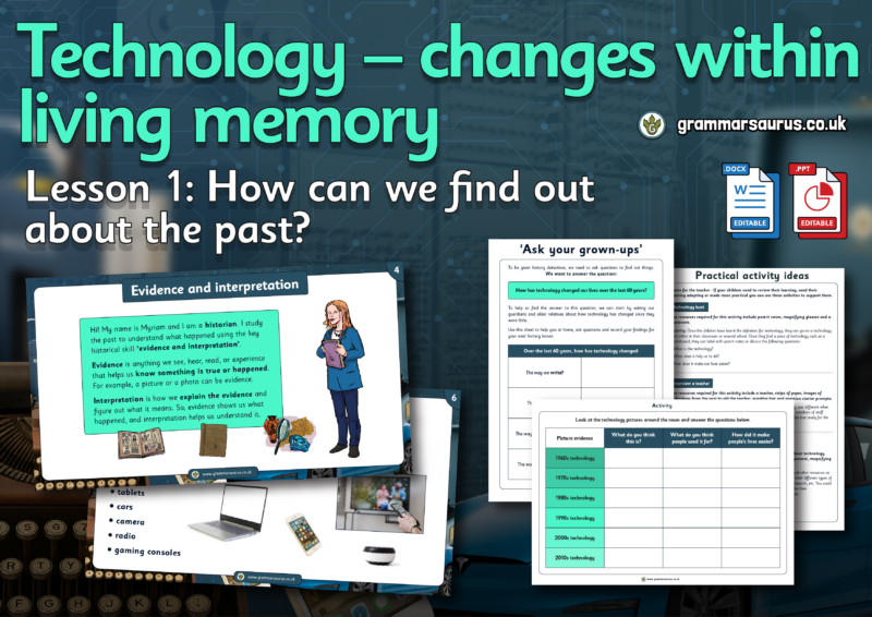 Changes in Technology - Grammarsaurus