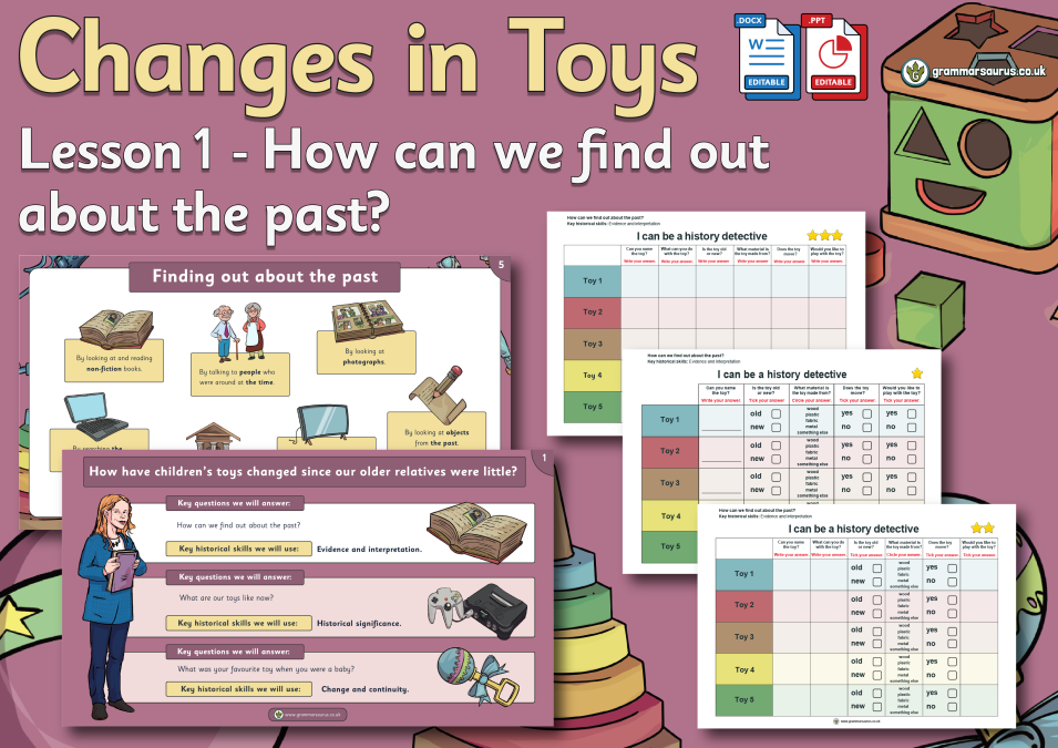 KS1 History Changes in Toys How can we find out about the past