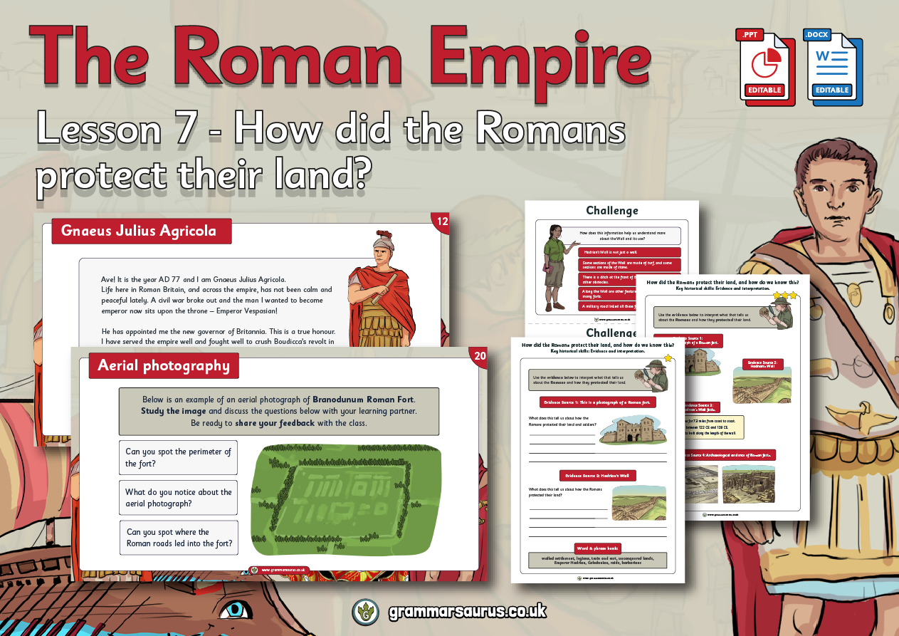 Year 4 History – The Roman Empire – How did the Romans protect their ...