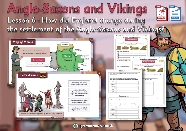 Year 5 History – Anglo-Saxons And Vikings – How Did England Change ...