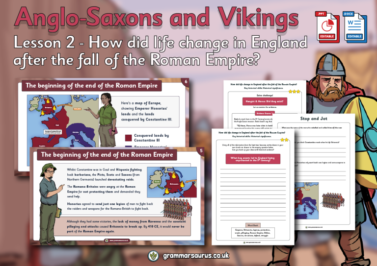 Year 5 History - Anglo-Saxons And Vikings - How Did Life Change In ...