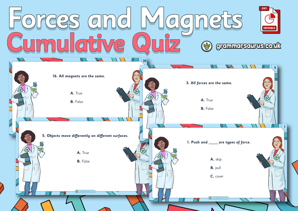 Year 3 Forces And Magnets - Grammarsaurus