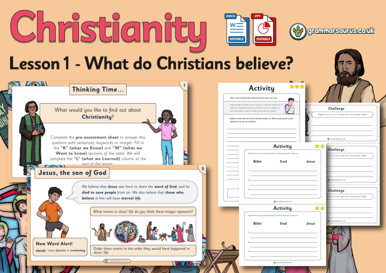 KS1 RE - Christianity - What do Christians believe? Lesson 1 ...