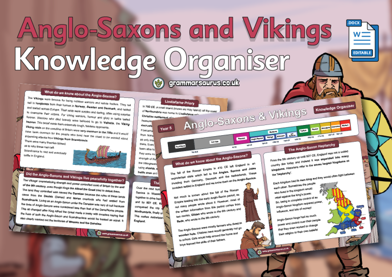 Year 5 History – Anglo-Saxons And Vikings - Knowledge Organiser ...