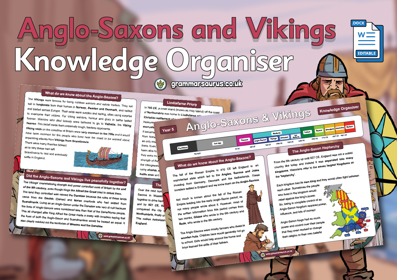 Year 5 History – Anglo-Saxons and Vikings - Knowledge Organiser ...