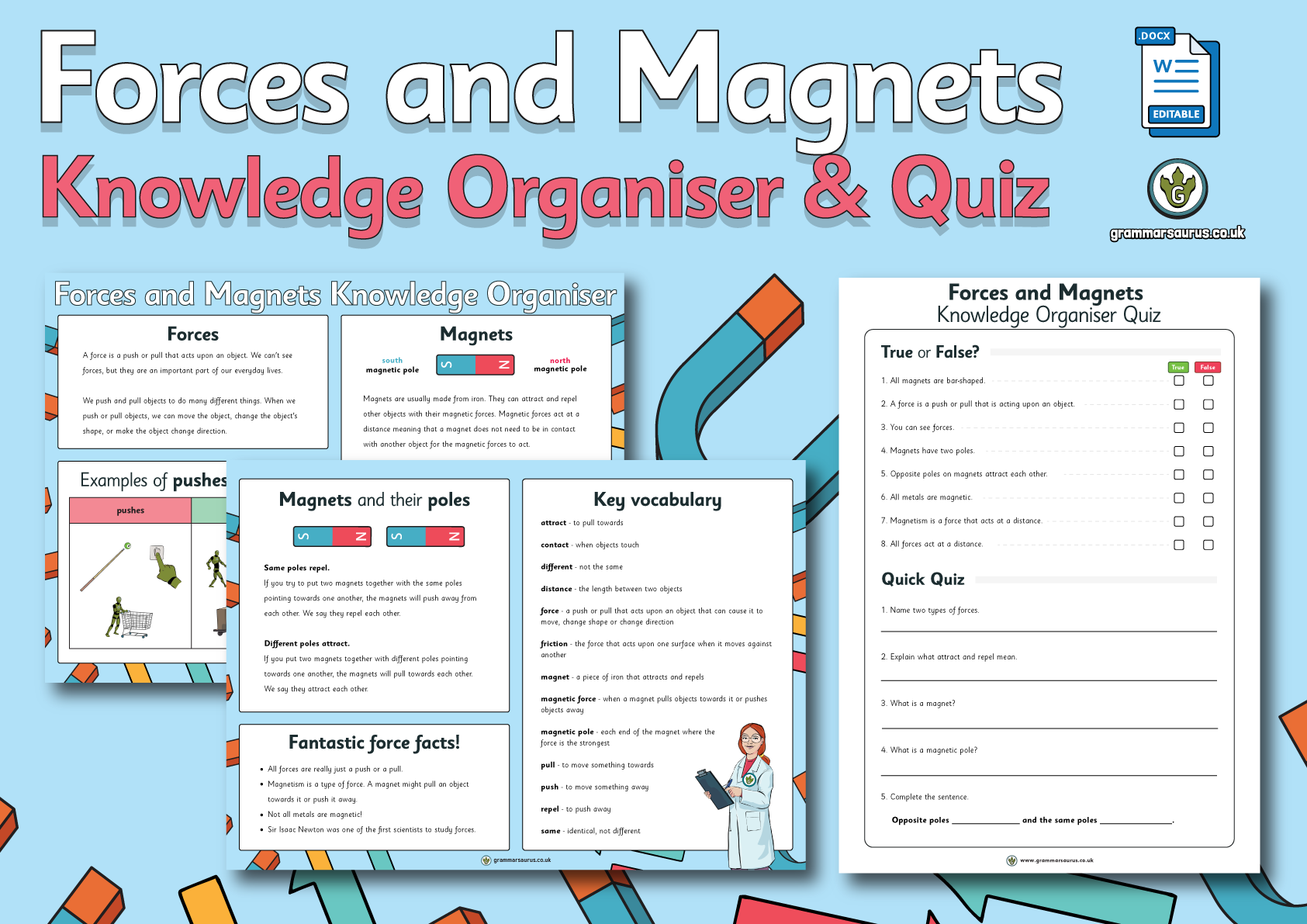 Magnetic on sale forces ks2