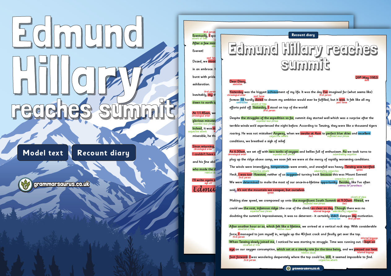 year-5-model-text-diary-entry-edmund-hillary-reaches-summit-gbsct