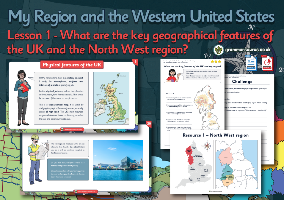 Year 5 Geography - What are the key geographical features of the UK and ...