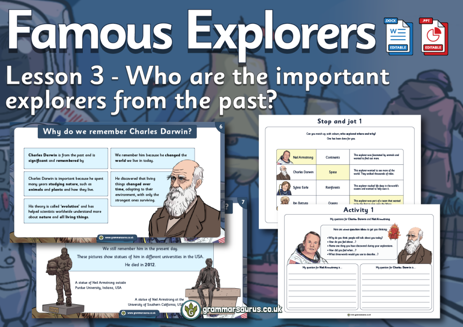 KS1 History – Famous Explorers – Who Are The Important Explorers From ...