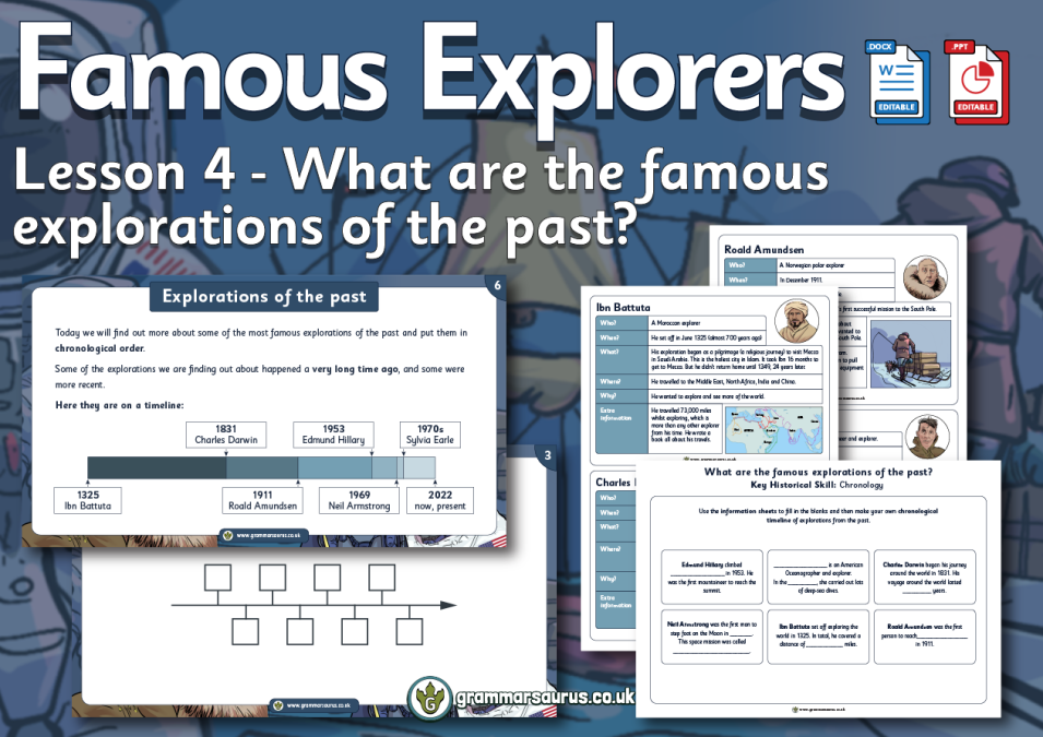 KS1 History – Famous Explorers – What Are The Famous Explorations Of ...