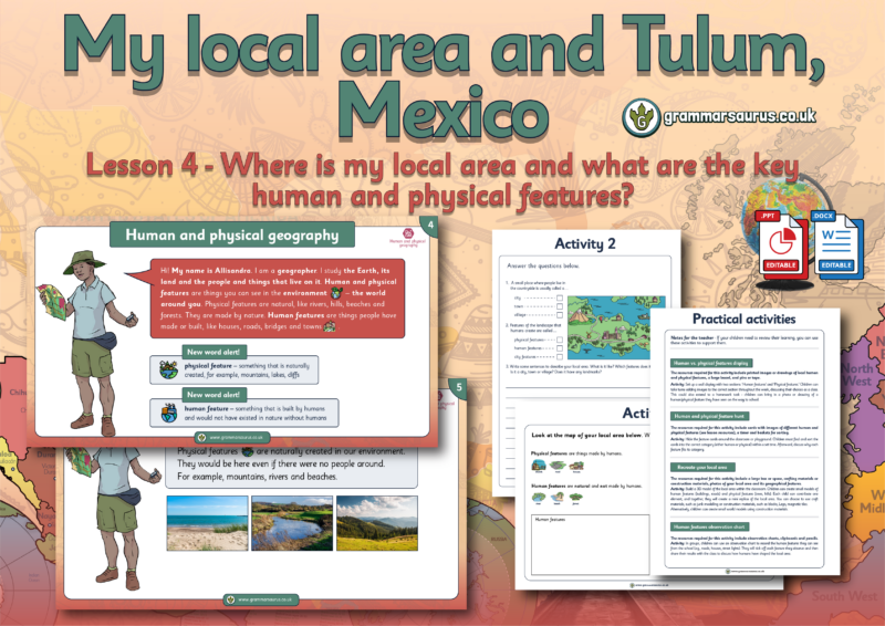 Year 2 Geography – My Local Area and Tulum, Mexico – Where is my local ...