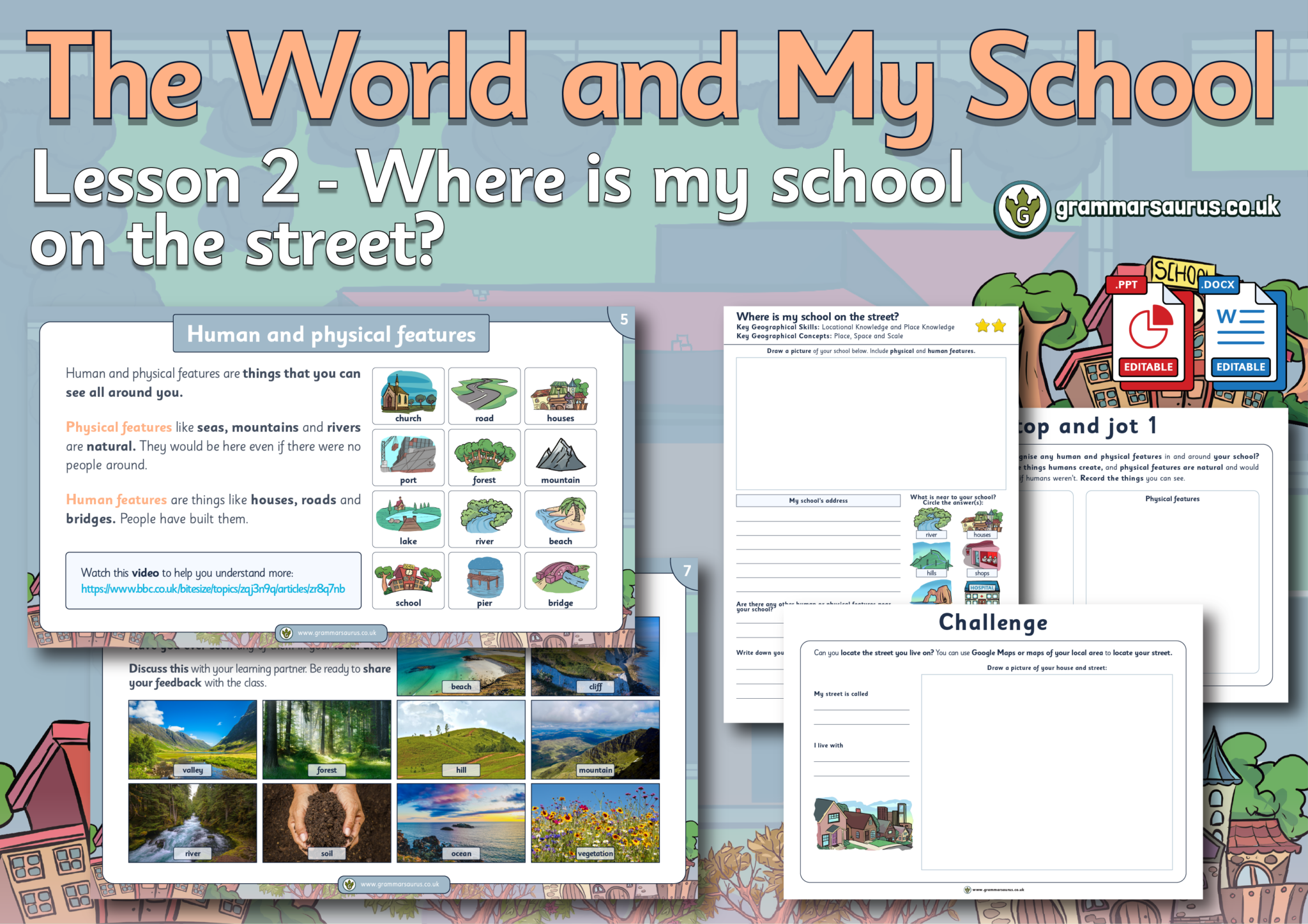 Year 1 Geography – The World and My School – Where is my school on my ...