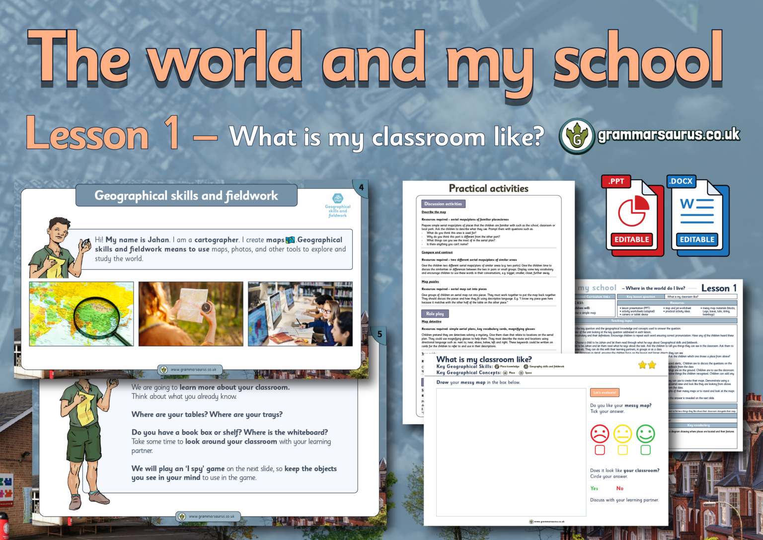 Year 1 Geography - The World and My School - What is my classroom like ...