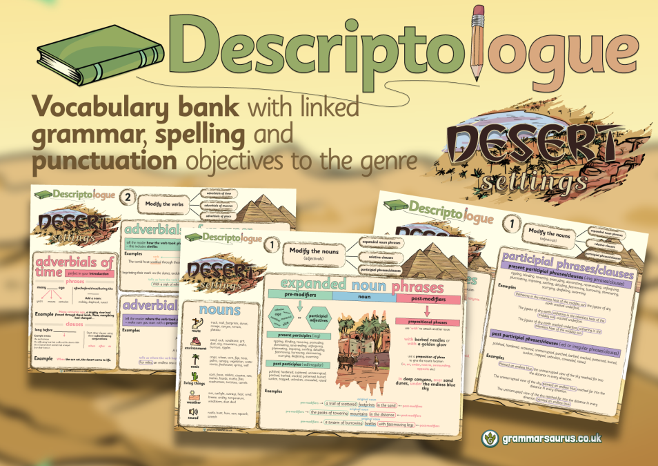 Descriptologue Setting descriptions Desert settings Grammarsaurus