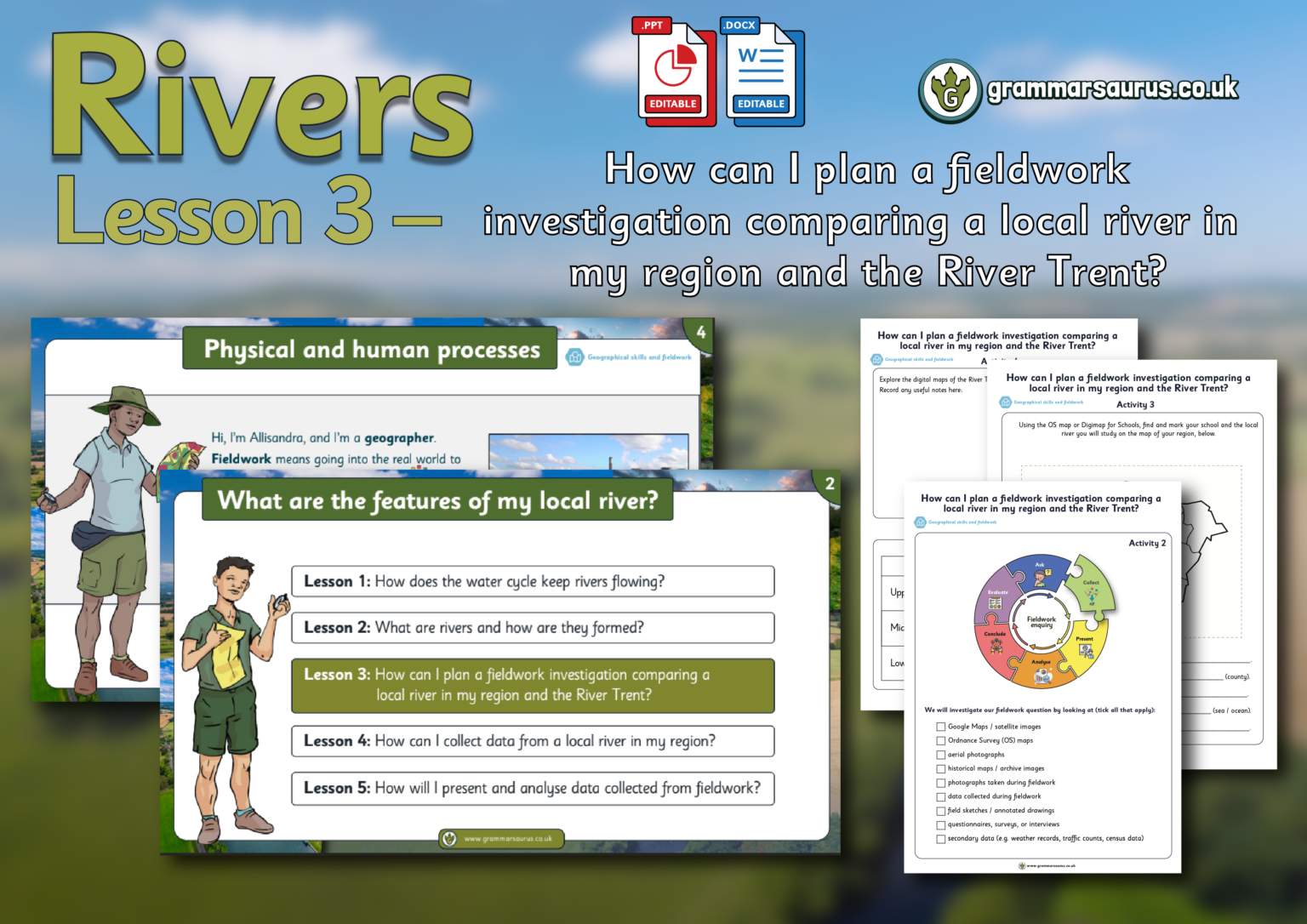 Year 5 – Rivers – How can I plan a fieldwork investigation comparing a ...