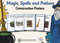 EYFS Magic, Spells and Potions – Number Posters 1-10 Subitising -  Grammarsaurus