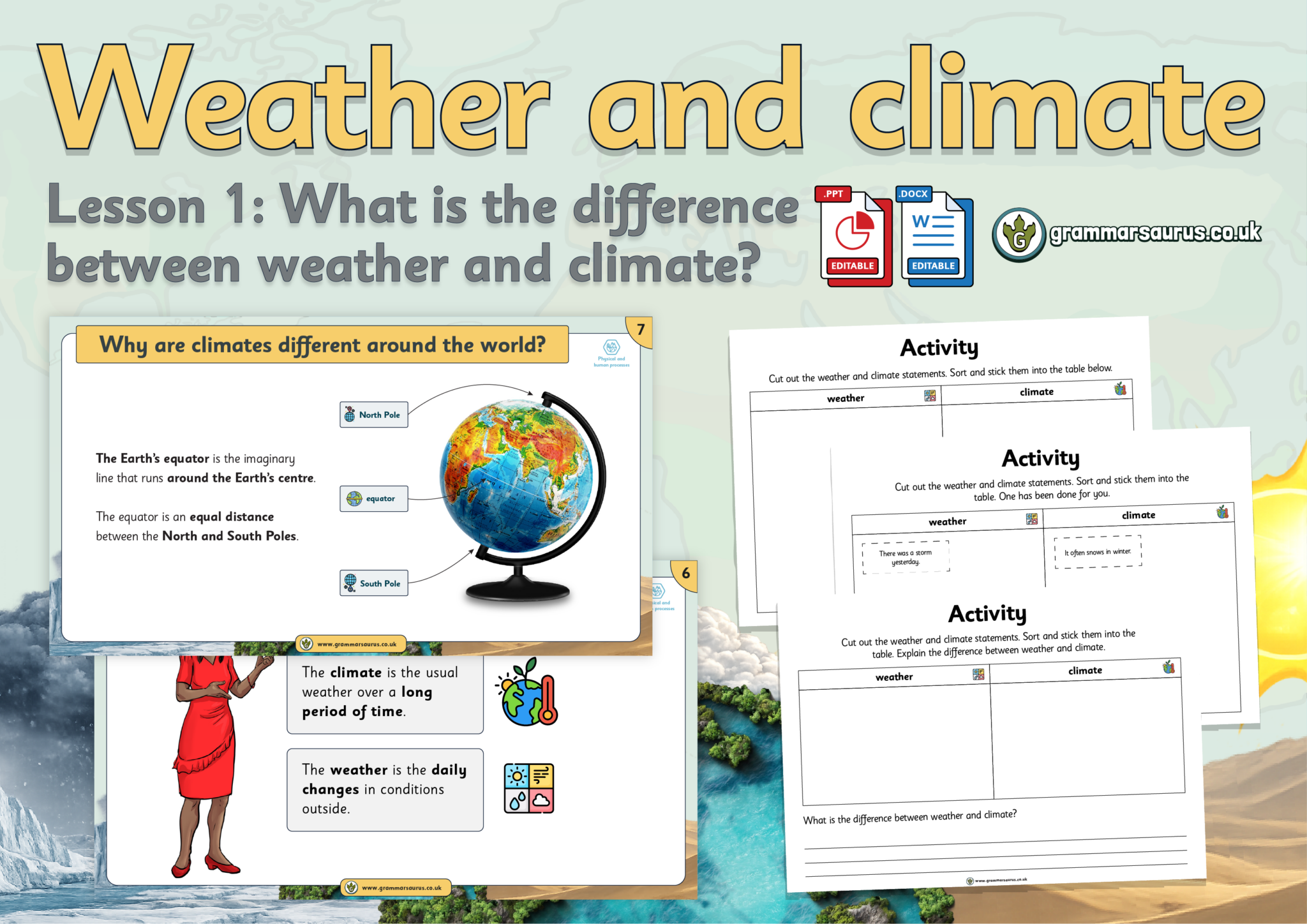 Year 2 Geography – Weather and climate – What is the difference between ...