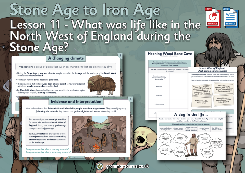 Year 3 History – Stone age to Iron age – What was life like in the ...