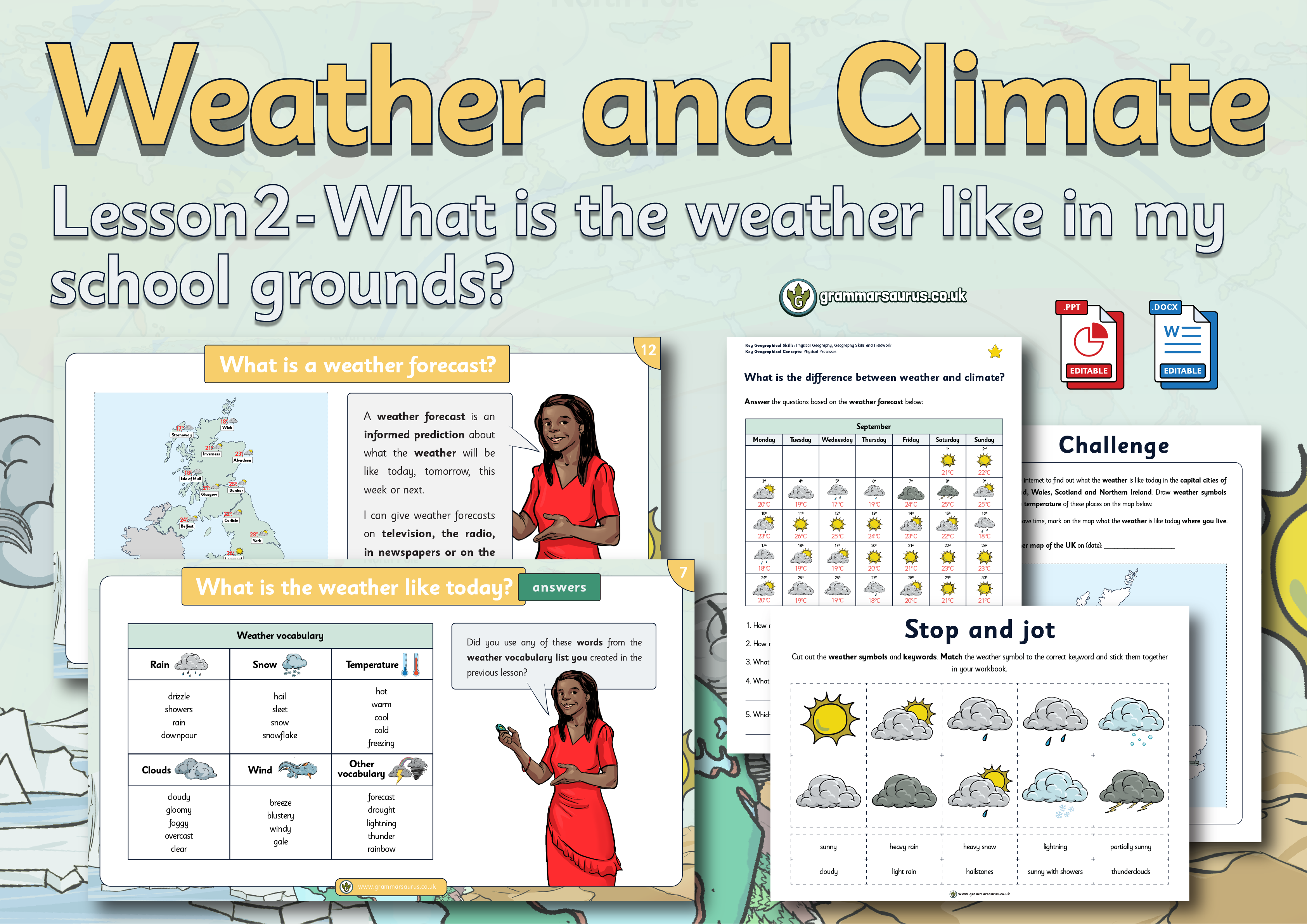 Year 2 Geography – Weather and Climate – What is the weather like in my ...