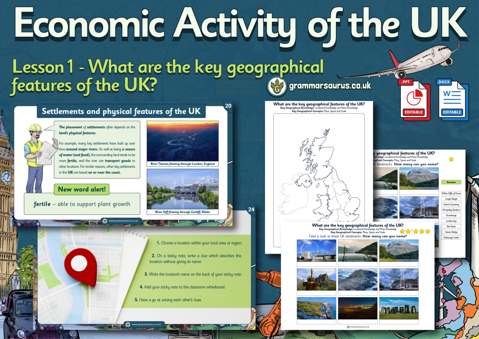Year 6 Geography What are the Key Geographical features of the UK