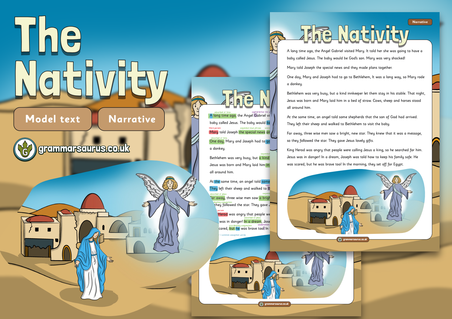 Year 1 Model Text Narrative The Nativity ( gbsct P1, Kindergarten