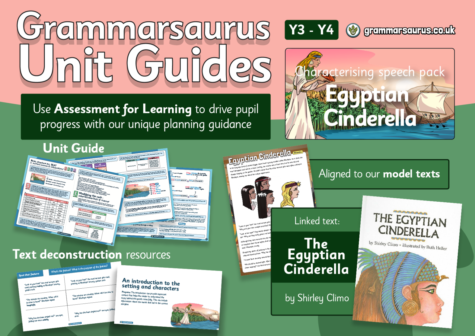 Year 3/4 Unit Guide – Characterising Speech – Egyptian Cinderella ...