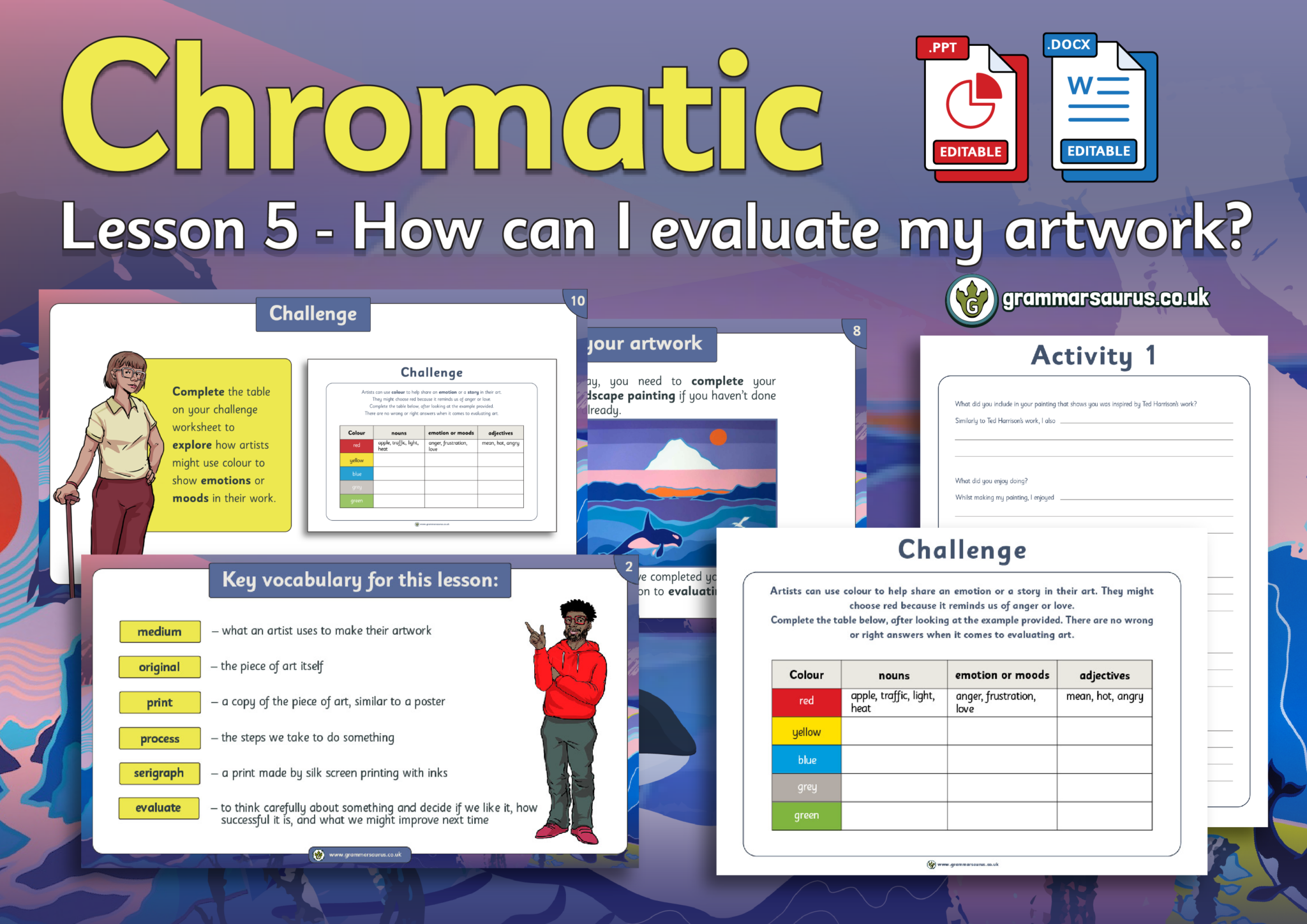 Year 2 Art Chromatic How can i evaluate my artwork? Lesson 5