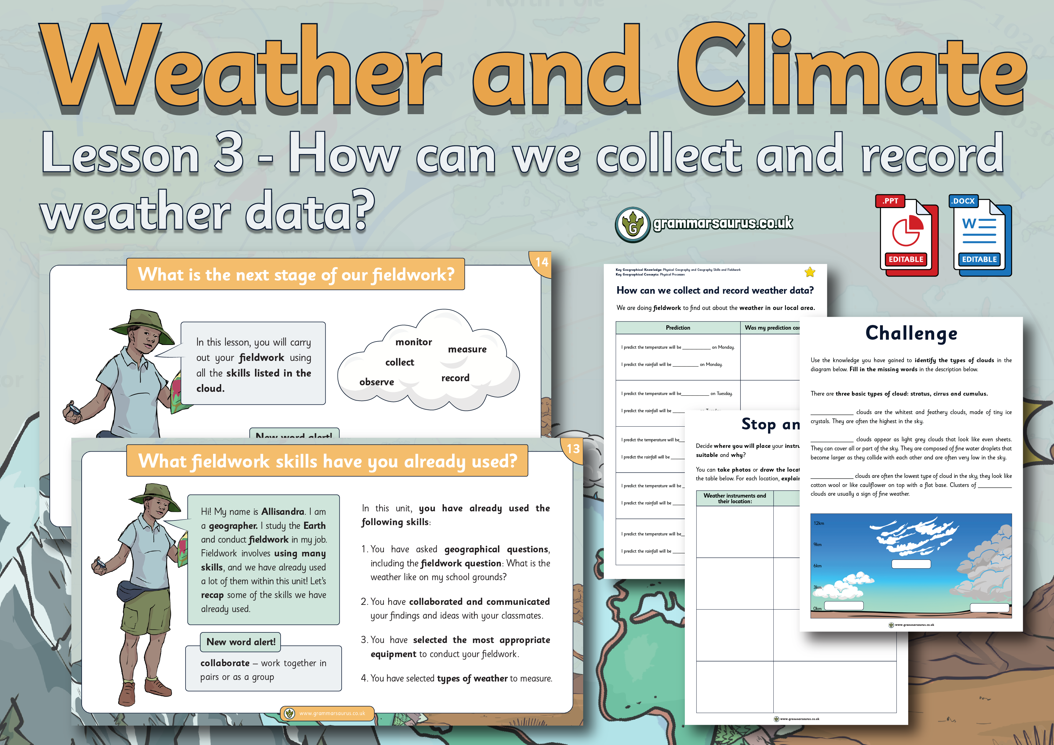 Year 4 Geography – Weather and Climate – How can we collect and record ...