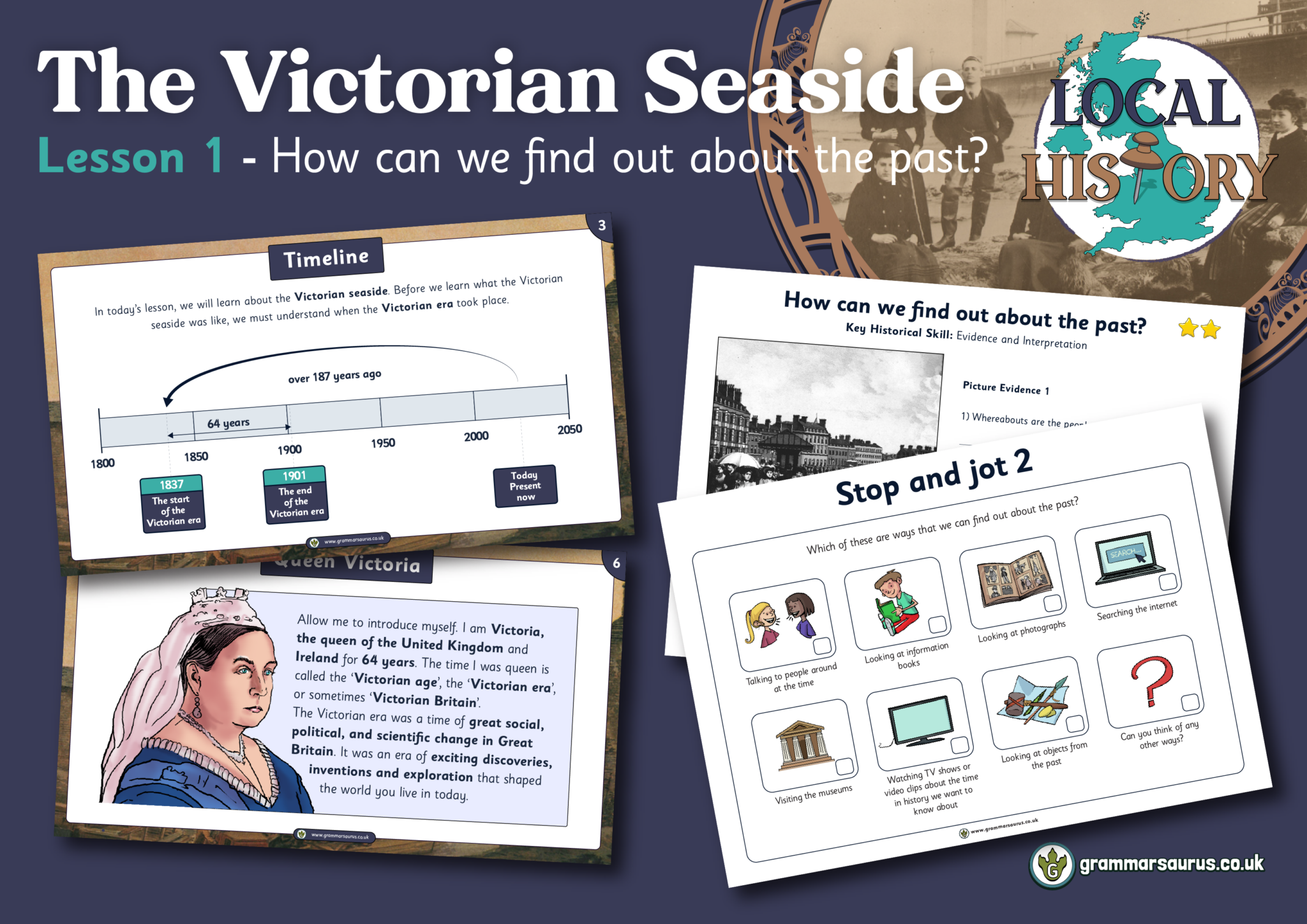 KS1 Local history – The Victorian Seaside – How can we find out about ...