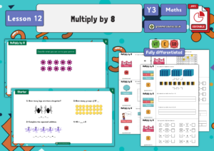 Year 3 Multiplication and Division - Multiply by 8 - Lesson 12 ...