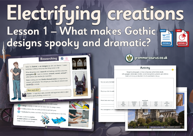 Year 6 - Electrifying Creations - What makes Gothic design spooky and ...