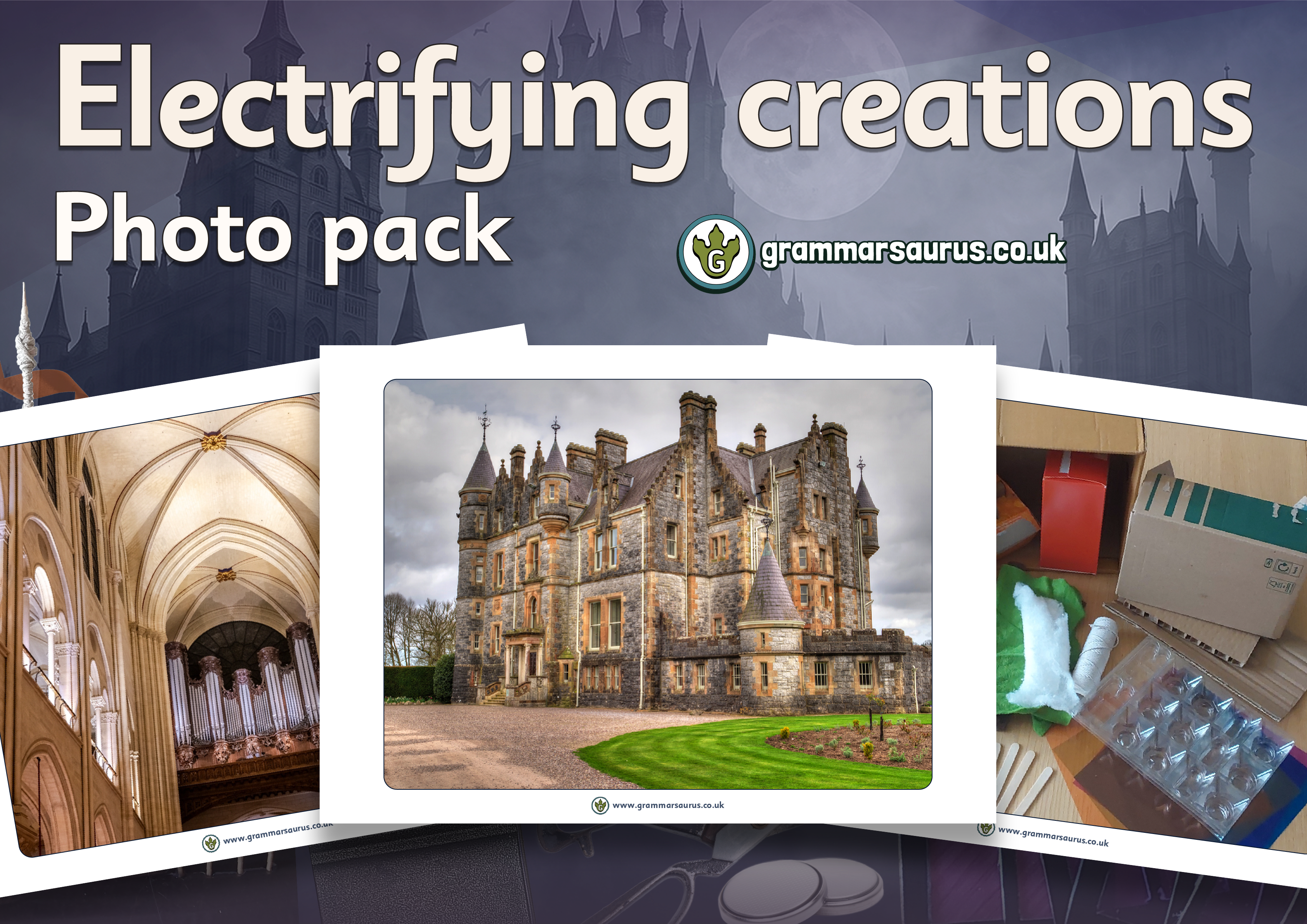 Year 6 – Electrifying creations – Photo pack - Grammarsaurus