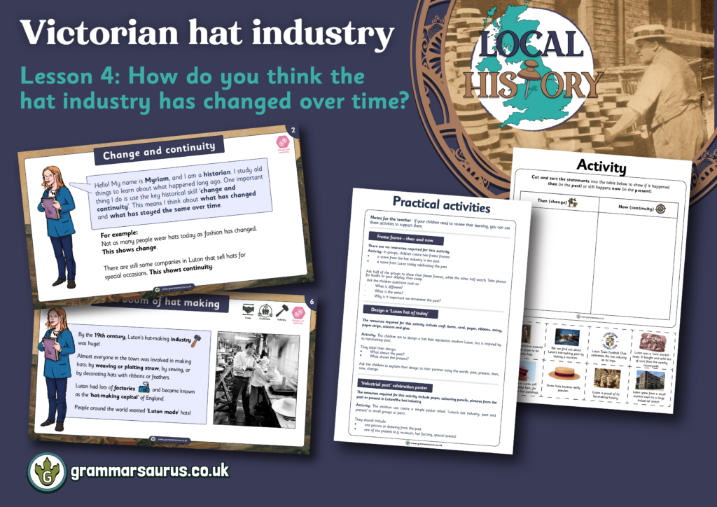 KS1 Local history - Victorian hat industry - How do you think the hat ...