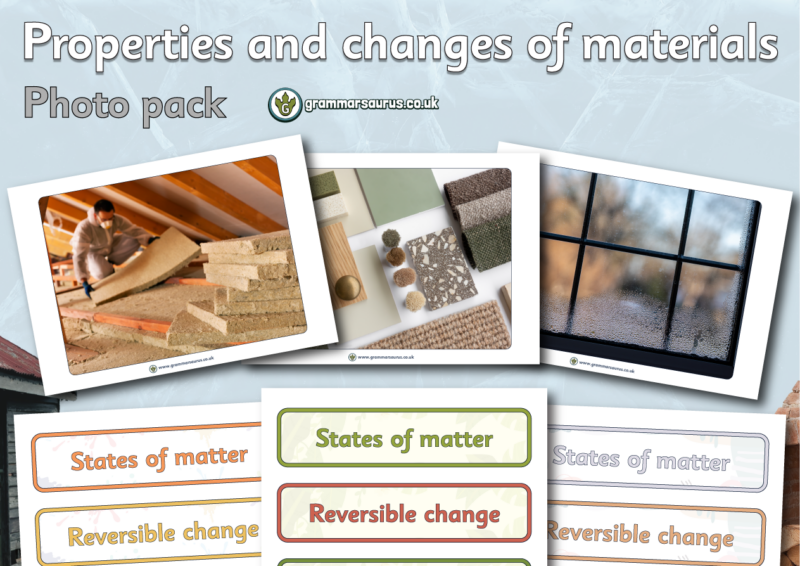 Year 5 Science - Properties and changes of materials – Photo pack ...